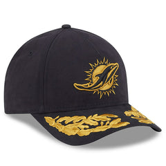 Miami Dolphins New Era x Alpha Industries A-Frame 9FORTY Adjustable Hat - Black Hats