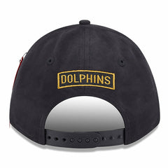 Miami Dolphins New Era x Alpha Industries A-Frame 9FORTY Adjustable Hat - Black Hats