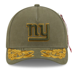 New York Giants New Era x Alpha Industries A-Frame 9FORTY Adjustable Hat - Olive Hats