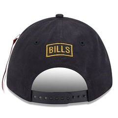 Buffalo Bills New Era x Alpha Industries A-Frame 9FORTY Adjustable Hat - Black Hats