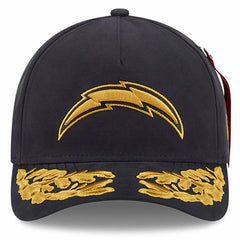 Los Angeles Chargers New Era x Alpha Industries A-Frame 9FORTY Adjustable Hat - Black Hats