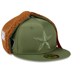 Dallas Cowboys New Era x Alpha Industries Dog Ears 59FIFTY Fitted Hat - Olive Hats