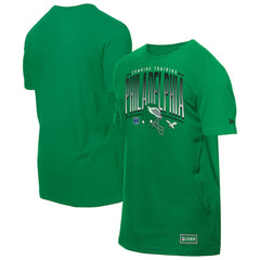 Philadelphia Eagles New Era Combine Authentic Training Throwback T-Shirt - Green T-shirts