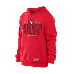 San Francisco 49ers New Era Combine Authentic Local State Throwback Hoodie - Scarlet Hoodies
