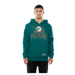 Miami Dolphins New Era Combine Authentic Local State Throwback Hoodie - Aqua Hoodies