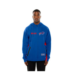 Buffalo Bills New Era Combine Authentic Raglan Scuba Full-Zip Hoodie - Royal Hoodies