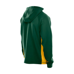 Green Bay Packers New Era Combine Authentic Raglan Scuba Full-Zip Hoodie - Green Hoodies