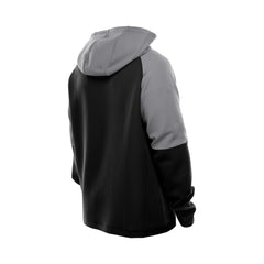 Las Vegas Raiders New Era Combine Authentic Color Block Raglan Pullover Hoodie - Black Hoodies
