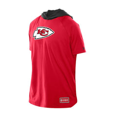 Kansas City Chiefs New Era Combine Authentic Hooded Raglan Short-Sleeve T-Shirt - Red T-shirts