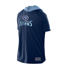 Tennessee Titans New Era Combine Authentic Hooded Raglan Short-Sleeve T-Shirt - Navy T-shirts