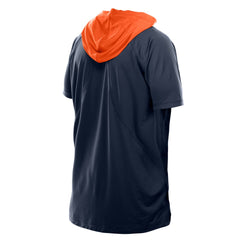 Denver Broncos New Era Combine Authentic Hooded Raglan Short-Sleeve T-Shirt - Navy T-shirts