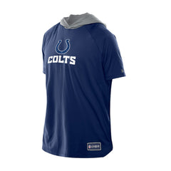 Indianapolis Colts New Era Combine Authentic Hooded Raglan Short-Sleeve T-Shirt - Royal T-shirts