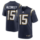 Ladd McConkey Los Angeles Chargers Alternate Super Chargers Game Player Jersey - Navy Jerseys