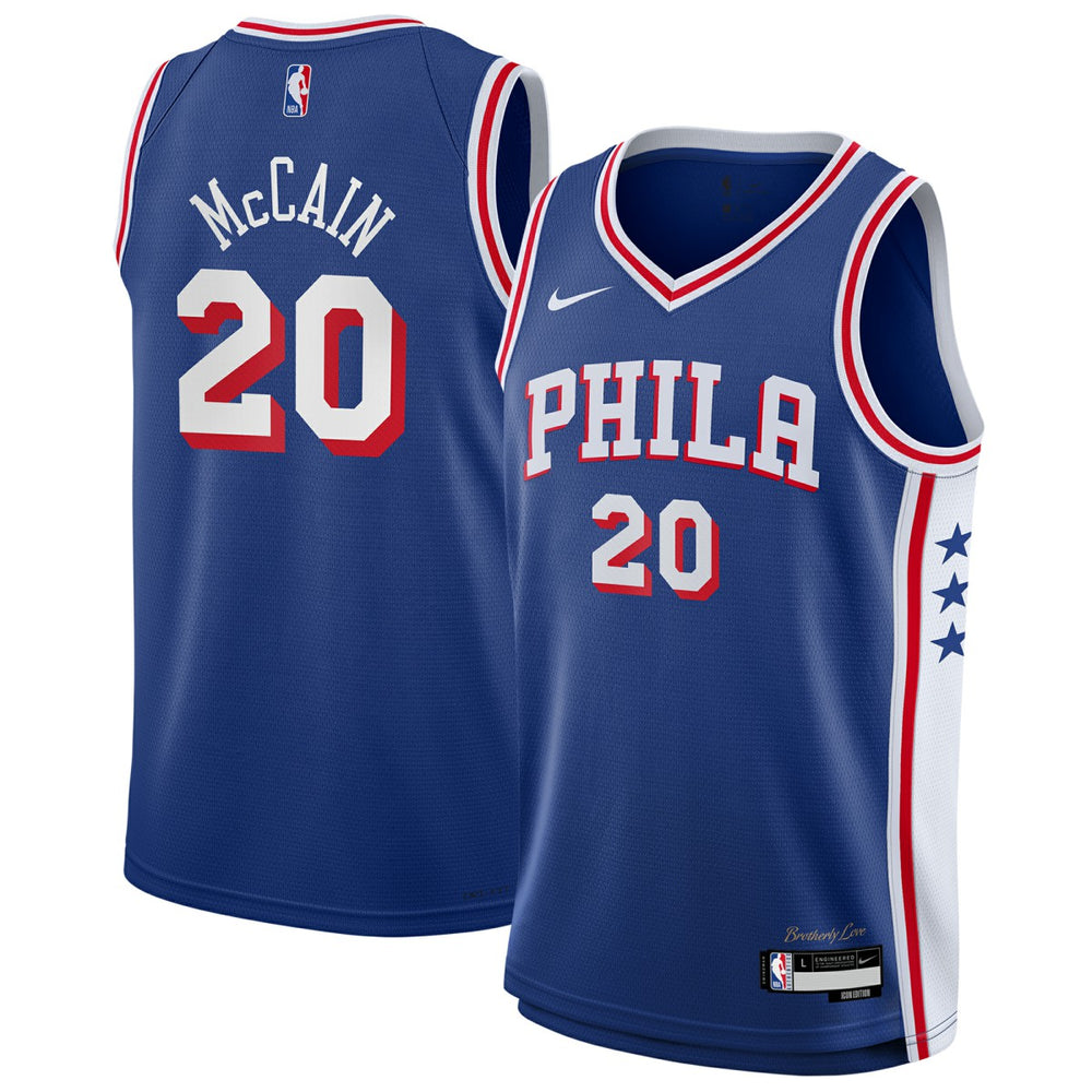 Jared McCain Philadelphia 76ers Youth Swingman Jersey Icon Edition Royal - Nike