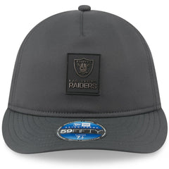 Las Vegas Raiders New Era 2025 Sideline Cold Weather Retro Crown 59FIFTY Fitted Hat - Charcoal Hats
