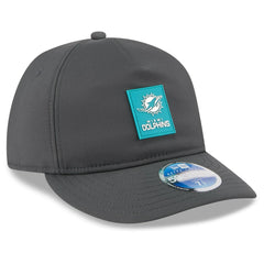 Miami Dolphins New Era 2025 Sideline Cold Weather Retro Crown 59FIFTY Fitted Hat - Charcoal Hats