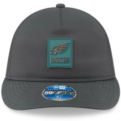 Philadelphia Eagles New Era 2025 Sideline Cold Weather Retro Crown 59FIFTY Fitted Hat - Charcoal Hats