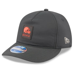 Cleveland Browns New Era 2025 Sideline Cold Weather Retro Crown 59FIFTY Fitted Hat - Charcoal Hats