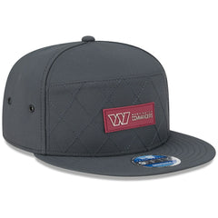 Washington Commanders New Era 2025 Sideline Cold Weather Split Panel 9FIFTY Snapback Hat - Charcoal Hats