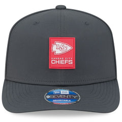 Kansas City Chiefs New Era 2025 Sideline Cold Weather 9SEVENTY Adjustable Hat - Charcoal Hats
