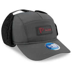 Atlanta Falcons New Era 2025 Sideline Cold Weather Runner Dog Ear Adjustable Hat - Charcoal Hats