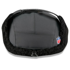 Atlanta Falcons New Era 2025 Sideline Cold Weather Runner Dog Ear Adjustable Hat - Charcoal Hats