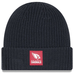 Arizona Cardinals New Era 2025 Sideline Cold Weather Cuffed Knit Hat - Charcoal Hats