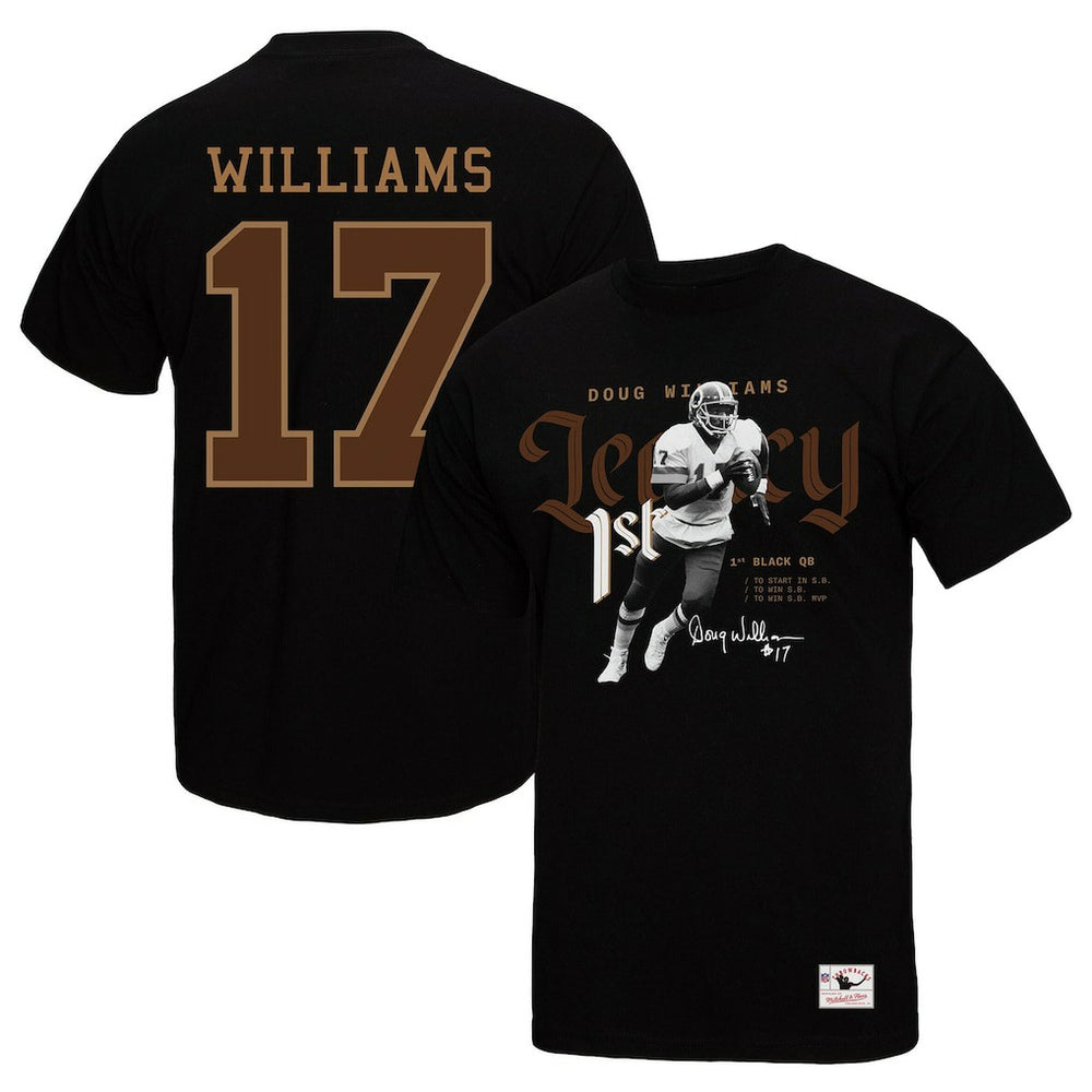 Doug Williams Washington Commanders Legacy Graphic T-Shirt - Black T-shirts