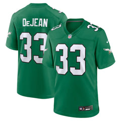 Cooper DeJean Philadelphia Eagles Alternate Game Jersey - Kelly Green Jerseys
