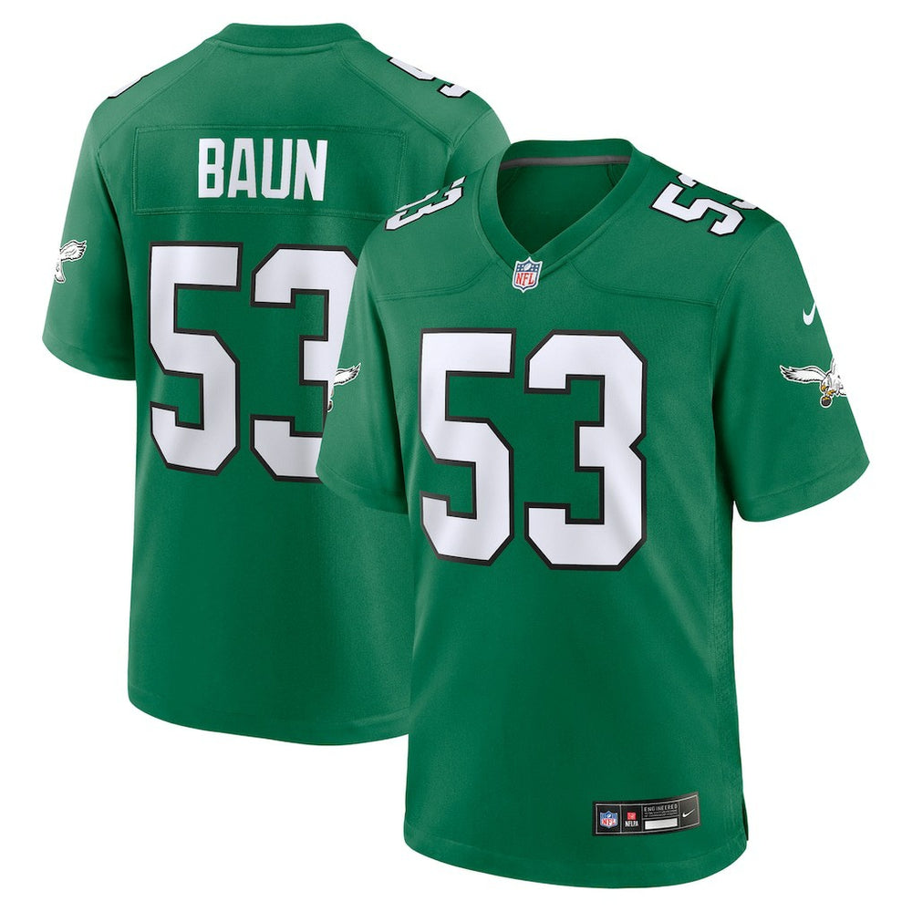 Zack Baun Philadelphia Eagles Alternate Game Jersey - Kelly Green Jerseys