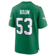 Zack Baun Philadelphia Eagles Alternate Game Jersey - Kelly Green Jerseys
