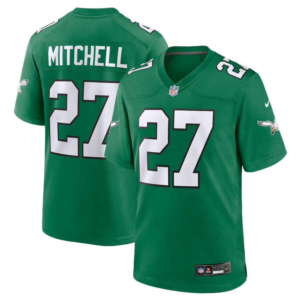 Quinyon Mitchell Philadelphia Eagles Alternate Game Jersey - Kelly Green Jerseys
