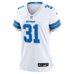 Kerby Joseph Detroit Lions Women's Game Jersey - White Jerseys