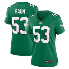 Zack Baun Philadelphia Eagles Women's Alternate Game Jersey - Kelly Green Jerseys