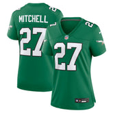 Quinyon Mitchell Philadelphia Eagles Women's Alternate Game Jersey - Kelly Green Jerseys