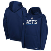 Winnipeg Jets Fanatics Youth Authentic Pro Rink Raglan Hoodie - Navy | US 202634963