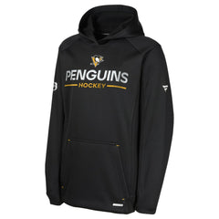 Pittsburgh Penguins Fanatics Youth Authentic Pro Rink Raglan Hoodie - Black | US 202634972