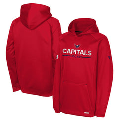 Washington Capitals Fanatics Youth Authentic Pro Rink Raglan Hoodie - Red | US 202634987