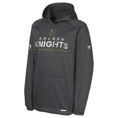Vegas Golden Knights Fanatics Youth Authentic Pro Rink Raglan Hoodie - Gray | US 202634992