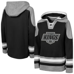 Los Angeles Kings Outerstuff Youth Ageless Must Have Home V-Neck Hoodie - Black | US 202635035
