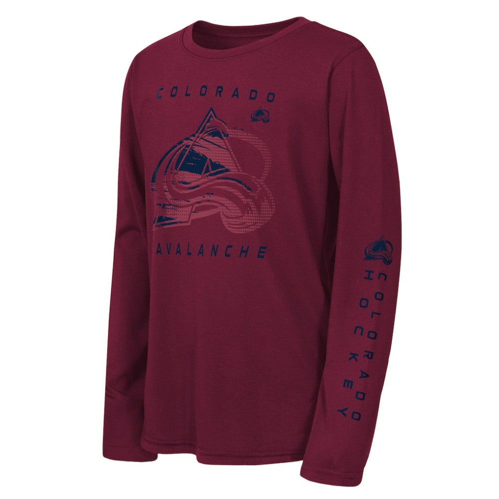Colorado Avalanche Outerstuff Youth Seize the Win Long Sleeve T-Shirt - Burgundy | US 202635049