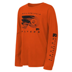 Philadelphia Flyers Outerstuff Youth Seize the Win Long Sleeve T-Shirt - Orange | US 202635052