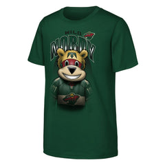 Minnesota Wild Outerstuff Youth Mascot Highlight T-Shirt - Green | US 202635075