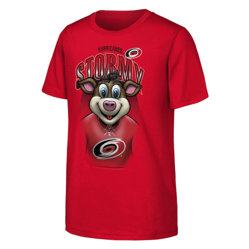 Carolina Hurricanes Outerstuff Youth Mascot Highlight T-Shirt - Red | US 202635093