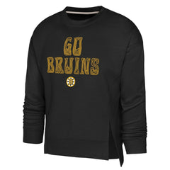 Boston Bruins Outerstuff Girls Youth Game Love Sweatshirt - Black | US 202635100