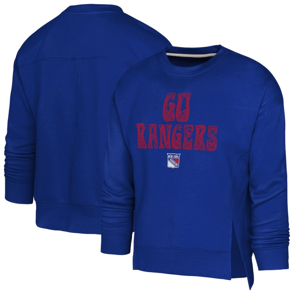 New York Rangers Outerstuff Girls Youth Game Love Sweatshirt - Royal | US 202635102