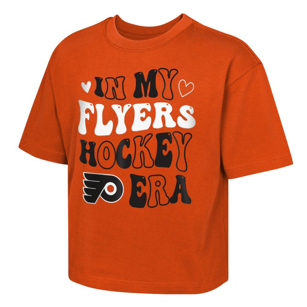 Philadelphia Flyers Outerstuff Girls Youth In My Era Boxy T-Shirt - Orange | US 202635106