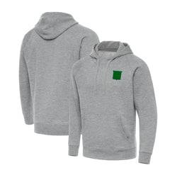 New York Rangers Antigua St. Patrick's Day Victory Pullover Hoodie - Heather Gray | US 202635203