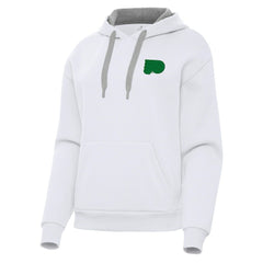 Philadelphia Flyers Antigua Women's St. Patrick's Day Victory Pullover Hoodie - White | US 202635231