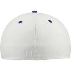 Minnesota Vikings New Era Historic Script 59FIFTY Fitted Hat - Cream/Purple Hats